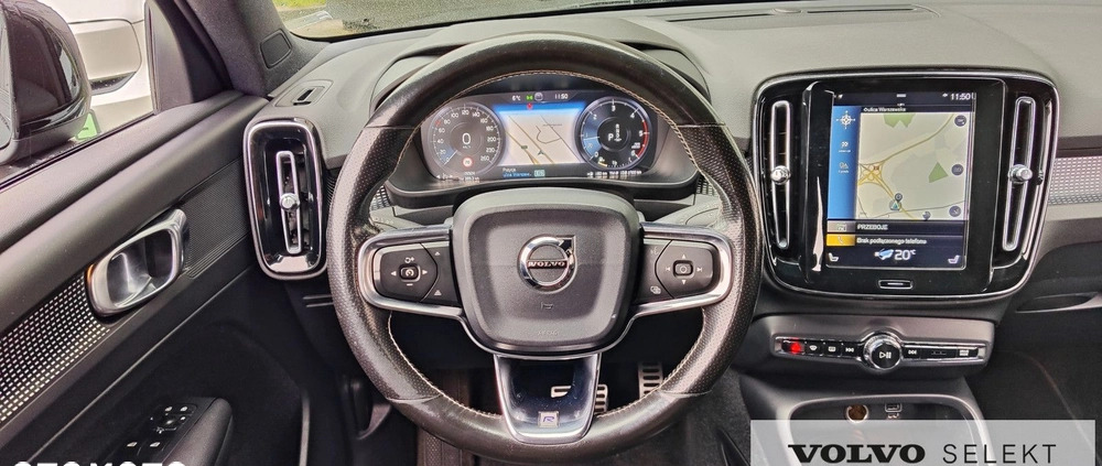 Volvo XC 40 cena 119000 przebieg: 126924, rok produkcji 2018 z Reszel małe 352